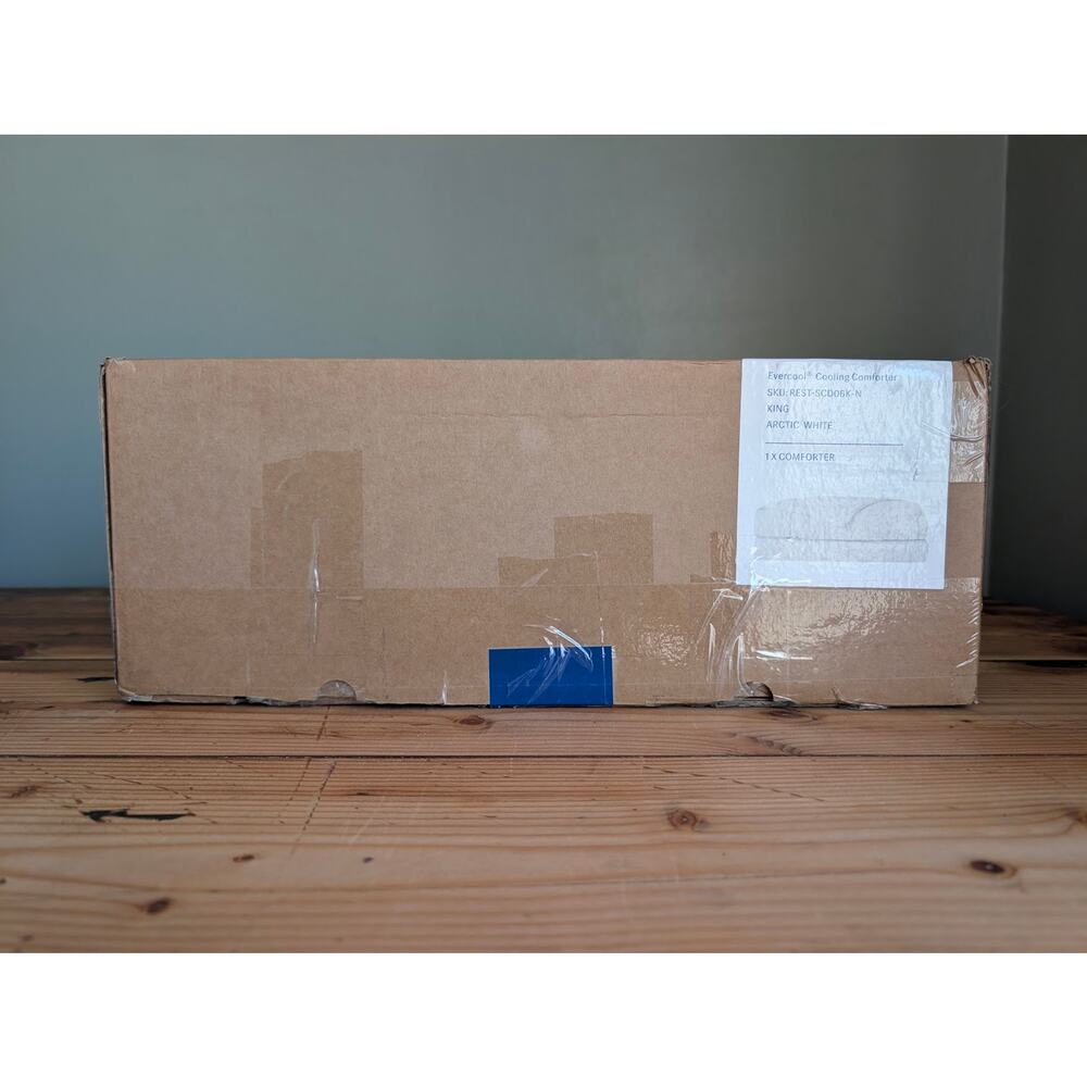 Rest SCD06K-N Evercool Cooling Comforter King Arctic White (106"x90") - Picture 2 of 2